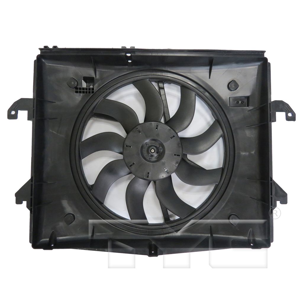 DODGE TRUCKS & VANS DODGE/PU (R1500)( CLASSIC) RADIATOR & A/C FAN ASSY (3.0L TURBO)(SINGLE FAN) OEM#68217820AB 2013-2022 PL#CH3115197