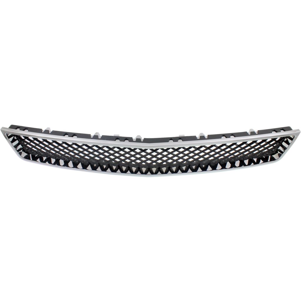 GM TRUCKS & VANS SUBURBAN (CHEVY) GRILLE LOWER CHROME FRAME/BLK MESH **CAPA** OEM#15835084 2007-2014 PL#GM1200553C