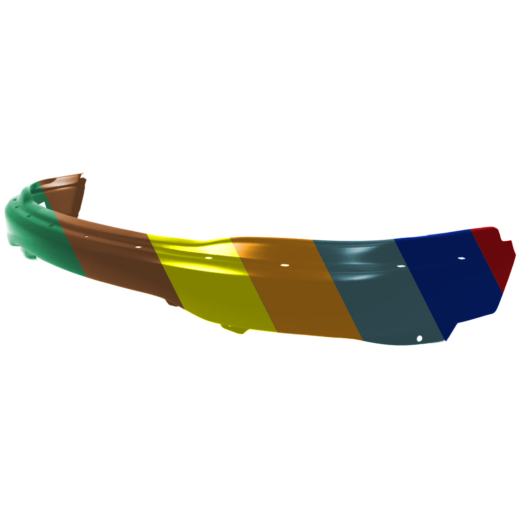 FORD TRUCKS & VANS FORD/PU (F150 HERITAGE MODEL) FRONT BUMPER PTD (REINF BAR for Lighting model) OEM#YL3Z17757CAA 2004 PL#FO1002357