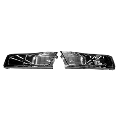 FORD TRUCKS & VANS FORD/PU (F150)(EXC RAPTOR) REAR FACE BAR SET CHROME (RH&LH)(WO/SENSOR) OEM#FL3Z17906A 2015-2020 PL#FO1102380