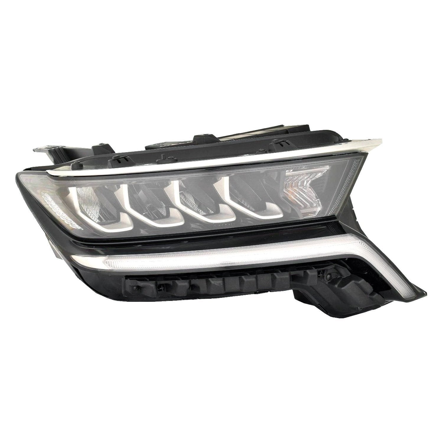 KIA SORENTO HEAD LAMP ASSY RIGHT (Passenger Side) (LED)(LX/S/EX)(W/UPPER CHROME)(MULTI-FOCUS REFLECTOR) **CAPA** OEM#92102R5000 2021-2023 PL#KI2503251C