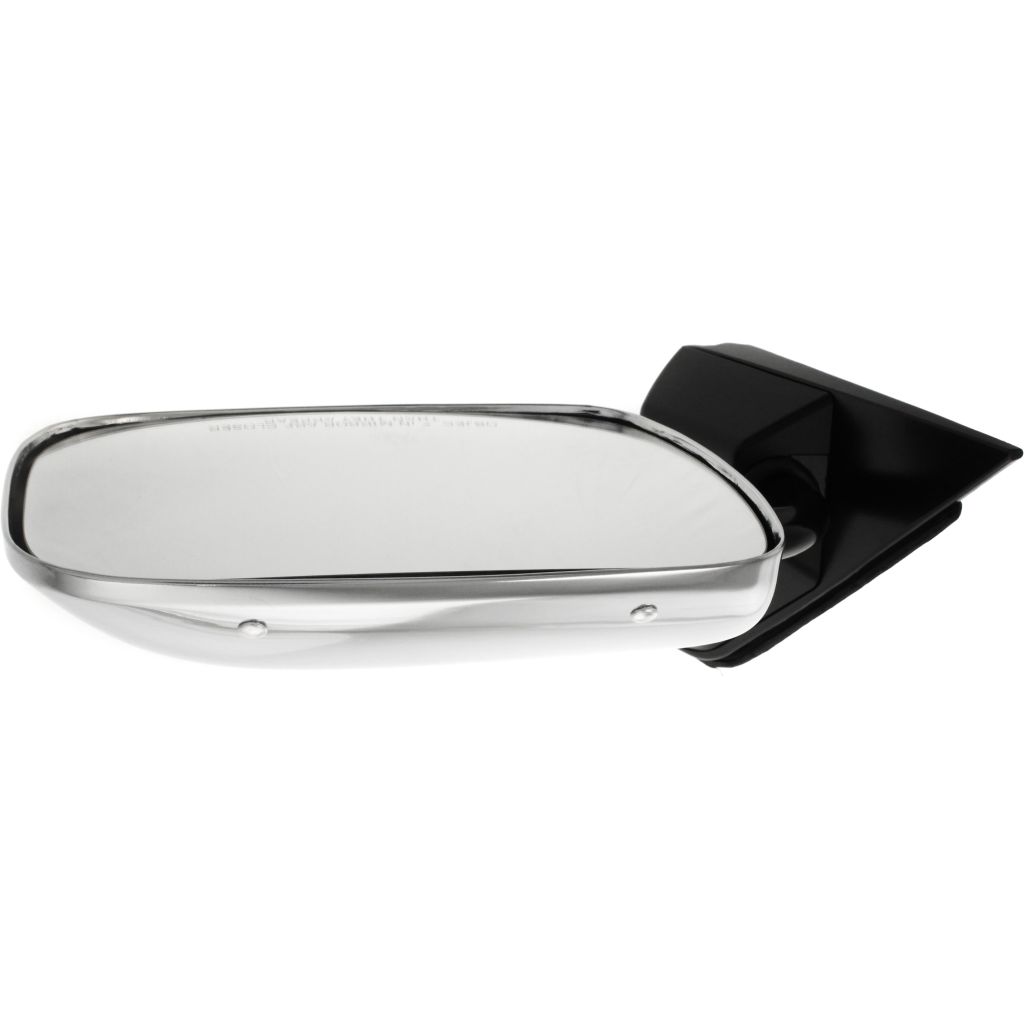 GM TRUCKS & VANS TAHOE (CHEVY) (HEAD/LAMP & C/L 2pcs Design ) MIRROR RIGHT (Passenger Side) CHROME MANUAL (BELOW EYELINE) OEM#15697332 1995-2000 PL#GM1321103
