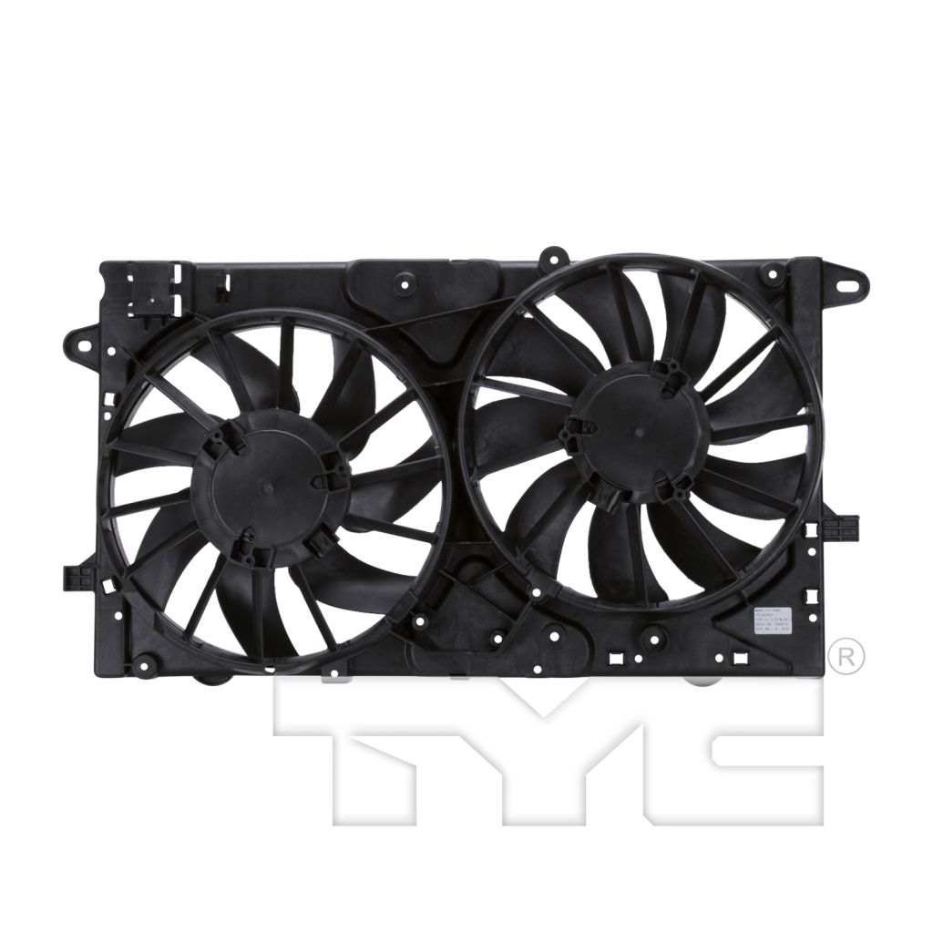 BUICK REGAL RADIATOR & A/C FAN ASSEMBLY 2.0L (DUAL FAN) OEM#20979495-PFM 2014-2017 PL#GM3115249