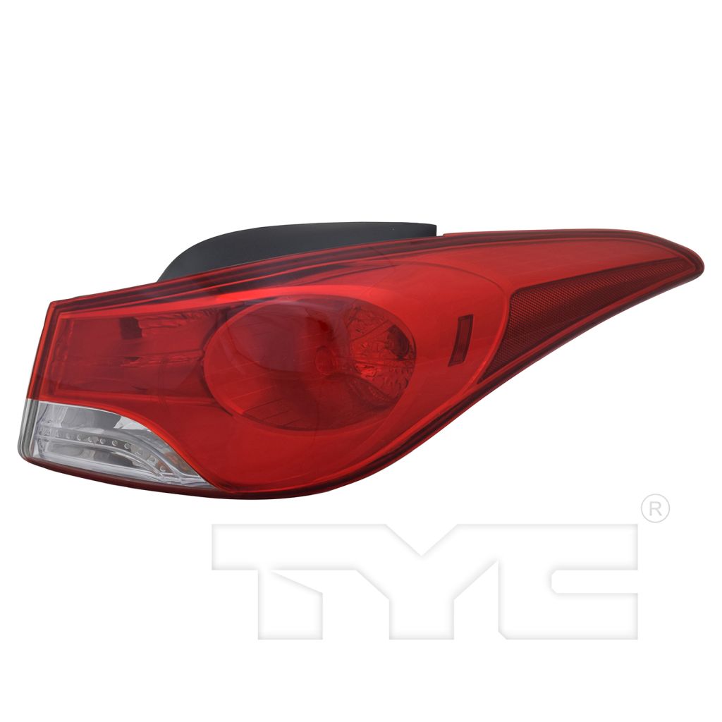 HYUNDAI ELANTRA SEDAN TAIL LAMP ASSEMBLY RIGHT (Passenger Side) (USA BUILT)(STD BULB) **CAPA** OEM#924023Y000 2011-2013 PL#HY2805119C