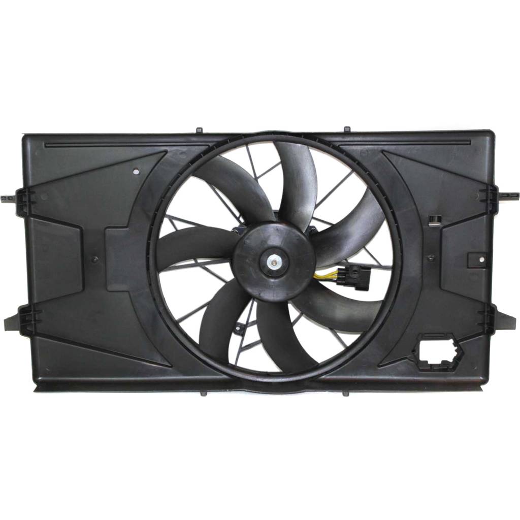 SATURN ION RADIATOR & A/C FAN ASSEMBLY (2.2/2.4L)(SINGLE FAN)(3 PIN PLUG) OEM#15860809 2003-2007 PL#GM3115177