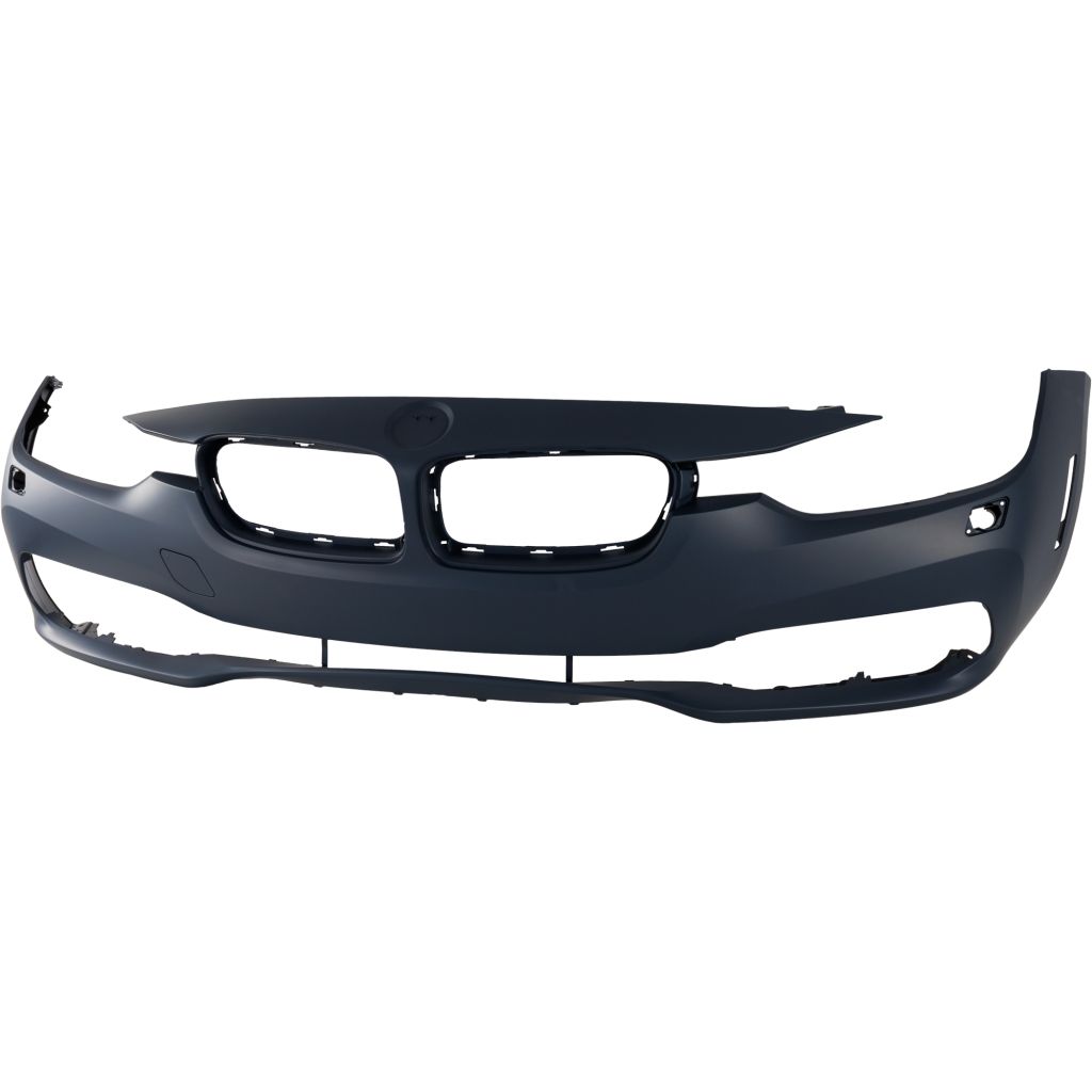 BMW BMW 3 (SEDAN) FRONT BUMPER COVER PRIMED W/WASH WO/M SPORT (STANDARD/MODERN) OEM#51117445106 2016-2018 PL#BM1000426