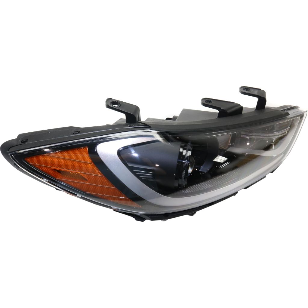 HYUNDAI ELANTRA SEDAN HEAD LAMP ASSEMBLY RIGHT (Passenger Side) (HALGEN)(W/LED DRL IN BMP)(USA)(EXC SPORT MDL) OEM#92102F3010 2017-2018 PL#HY2503210