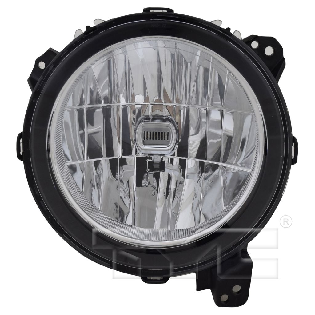 JEEPVEHICLE WRANGLER PLUG-IN HEAD LAMP ASSY RIGHT (Passenger Side) (HALOGEN)**CAPA** OEM#55112872AG 2021-2022 PL#CH2503314C