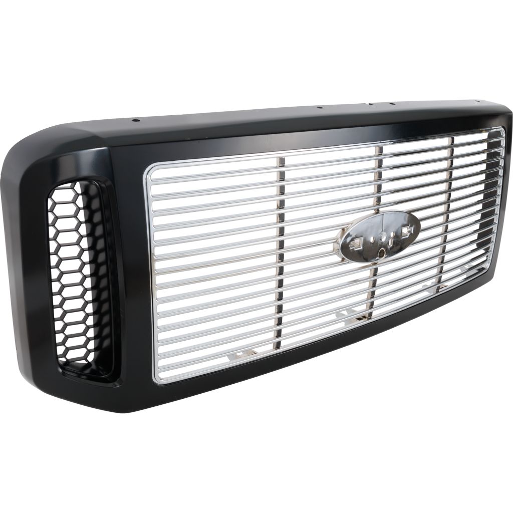 FORD TRUCKS & VANS FORD/PU (F250/350/450/550) Super Duty GRILLE BLACK (HARLEY DAVIDSON)(W/BILLET DESIGN) OEM#6C3Z8200DH 2005-2007 PL#FO1200458