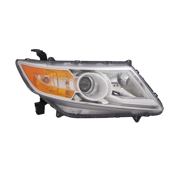 HONDA ODYSSEY HEAD LAMP UNIT RIGHT (Passenger Side) ( HID ) WO/HID BULB/IGNITOR/CONTROLLER OEM#33101TK8A11 2011-2013 PL#HO2503143