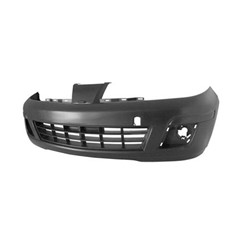 NISSAN(DATSUN) VERSA HATCHBACK FRONT BUMPER COVER PRIMED (W/BUILT IN BUMPER MLDG) OEM#FBM22EM30J 2007-2012 PL#NI1000245