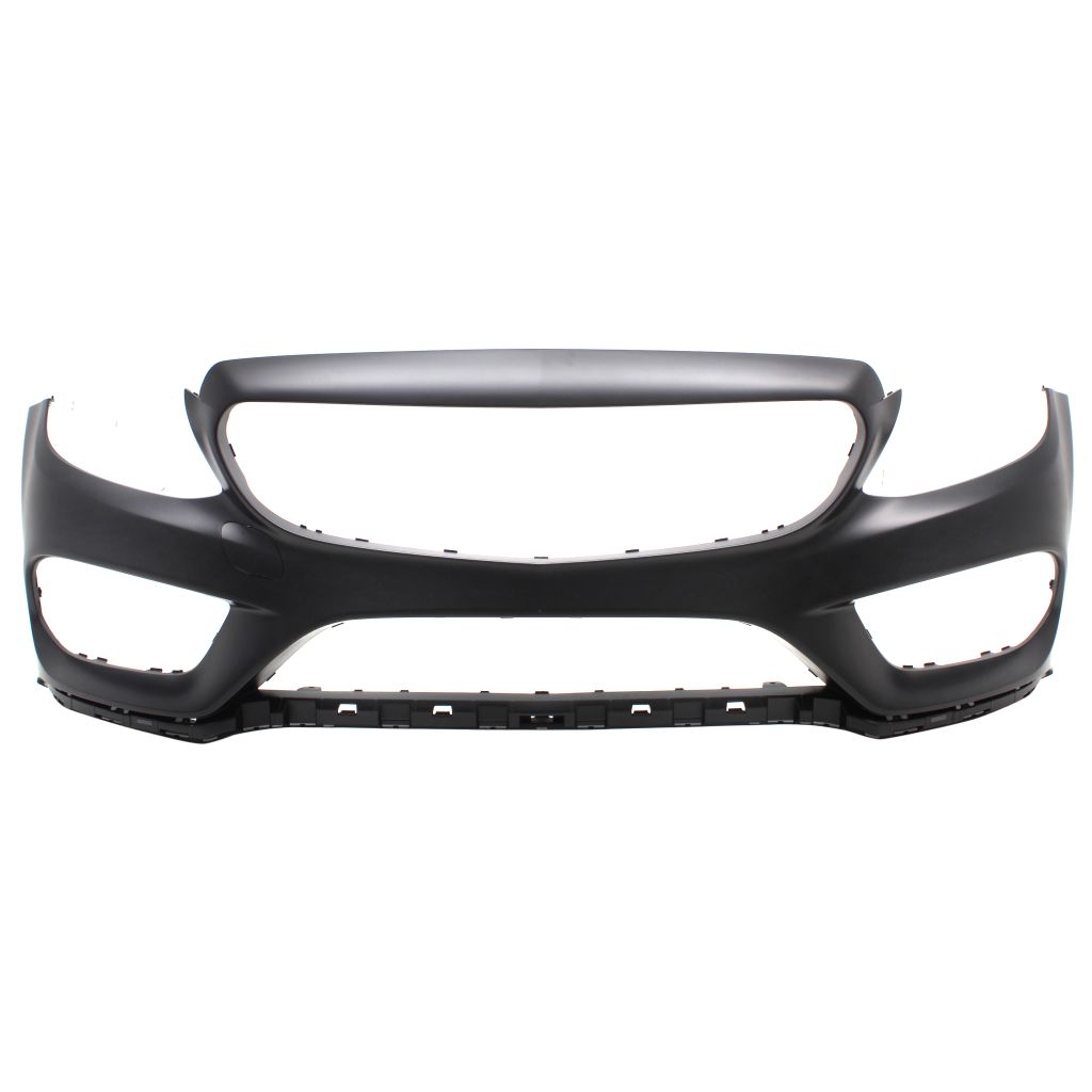 MERCEDES-BENZ C-CLASS CONV FRONT BUMPER COVER PRIMED (C300 W/ SPORT)(C43) WO/SENSOR WO/SURROUND VIEW**CAPA* OEM#2058801740649999 2017-2018 PL#MB1000477C