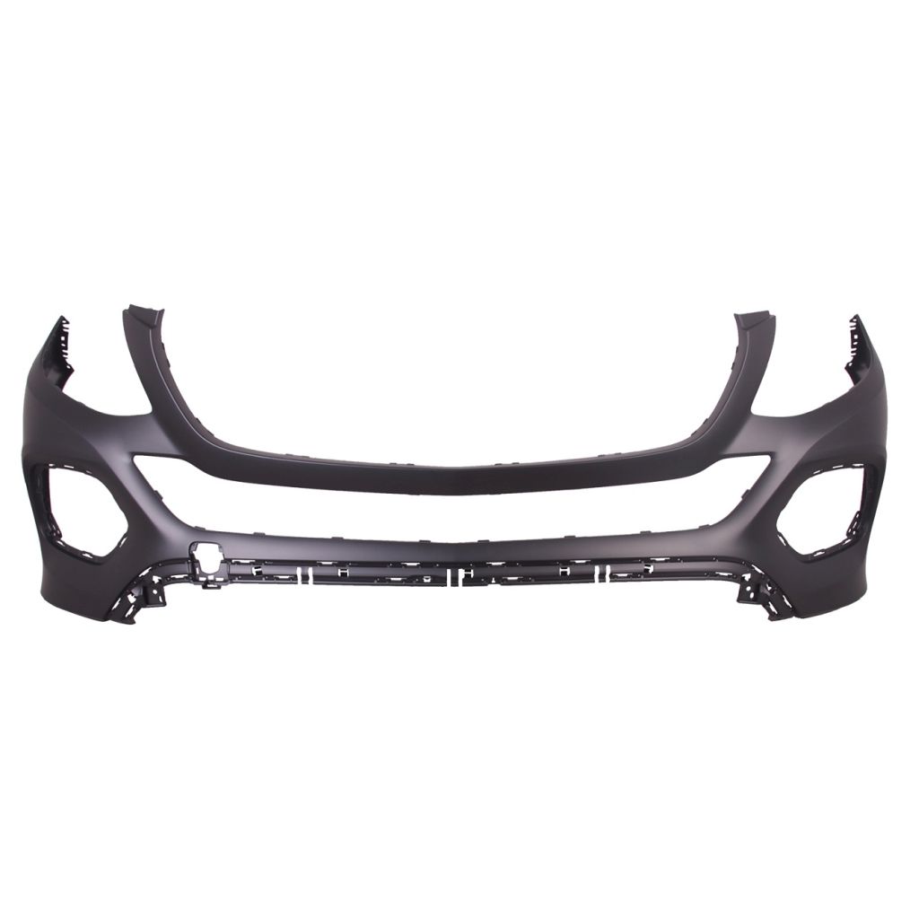 MERCEDES-BENZ GLE-CLASS SUV PLUG-IN (166) FRONT BUMPER COVER PRIMED (WO/SPORT PKG)(W/ACTIVE PK ASSIST) OEM#16688592259999 2016-2019 PL#MB1000496
