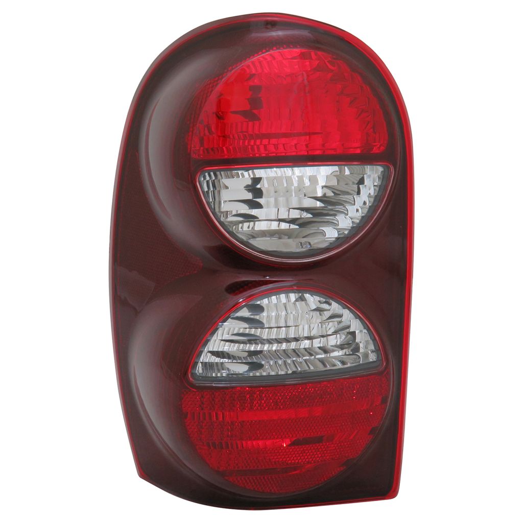JEEPVEHICLE LIBERTY TAIL LAMP ASSY LEFT (Driver Side) (RED/CLEAR)(W/O LAMP GUARD)**CAPA** OEM#55157061AG 2005-2007 PL#CH2800158C