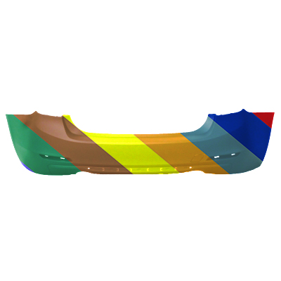 BMW BMW 3 (SEDAN) HYBRID REAR B COVER PRIMED (WO/M SPORT)(W/MLDG HOLE)(WO/PK SENSOR) OEM#51127312732 2013-2015 PL#BM1100243