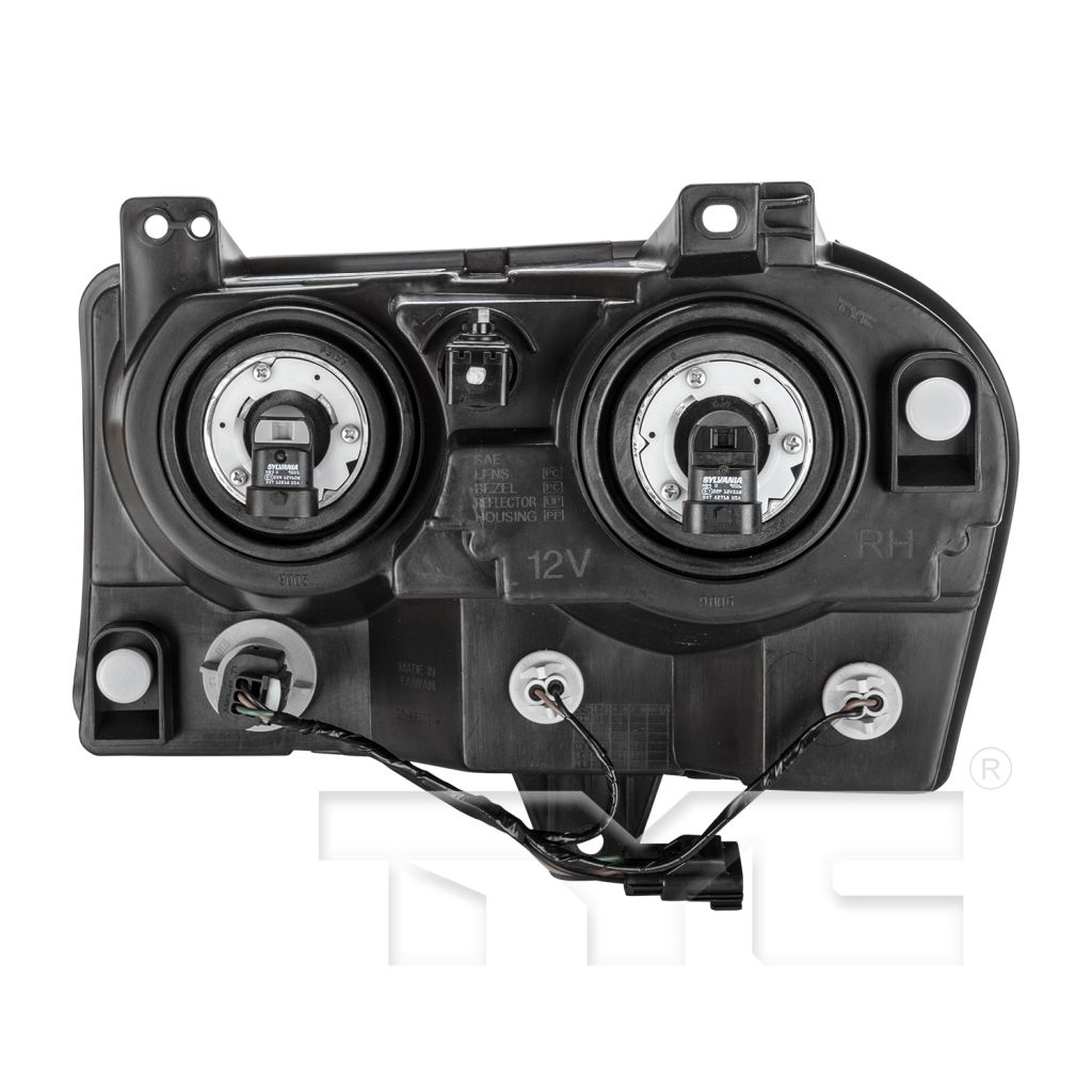 CHRYSLER 300 HEAD LAMP ASSEMBLY RIGHT (Passenger Side) 2.7/3.5L (HALOGEN)(WO/PROJECTOR)**CAPA** OEM#4805756AH 2005-2007 PL#CH2519111C