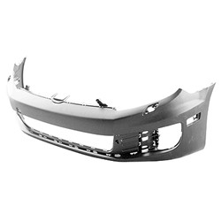 VOLKSWAGEN GTI 2/4DOORS FRONT BUMPER COVER PRIMED (W/WASHER)(W/O SENSOR) (W/S.MARKER HOLE) OEM#5K0807217CFGRU 2010-2014 PL#VW1000185