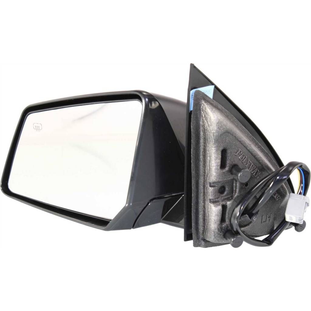 SATURN OUTLOOK DOOR MIRROR LEFT (Driver Side) PWR/HTD/M-FOLD (WO/SIGNAL)(1st DESIGN)BLACK OEM#25894453 2007-2008 PL#GM1320363