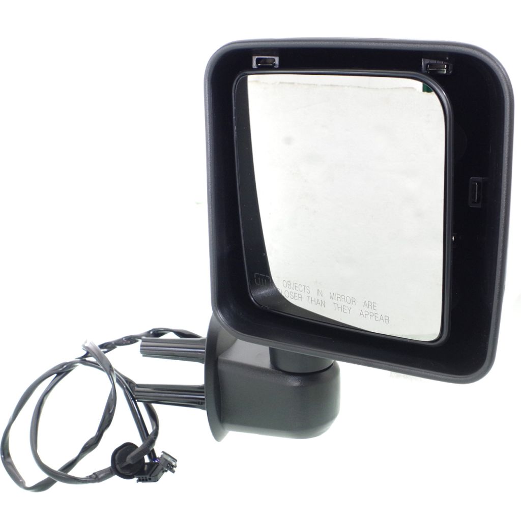 JEEPVEHICLE WRANGLER (JK) DOOR MIRROR RIGHT (Passenger Side) PWR/HTD (CHROME) OEM#68249844AD 2015-2018 PL#CH1321391