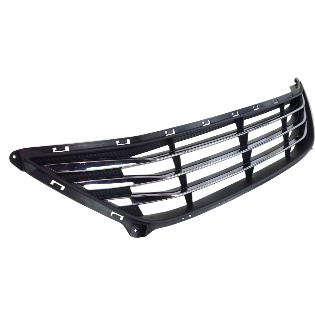 HYUNDAI ELANTRA SEDAN FRONT BUMPER GRILLE BLACK W/3 CHROME BAR OEM#865603X710 2014-2016 PL#HY1036122