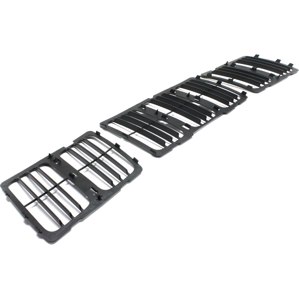 JEEP GRAND CHEROKEE GRILLE INNER MESH BLACK (3pcs)(LOUVERED STYLE) OEM#68143073AC 2014-2016 PL#CH1200369