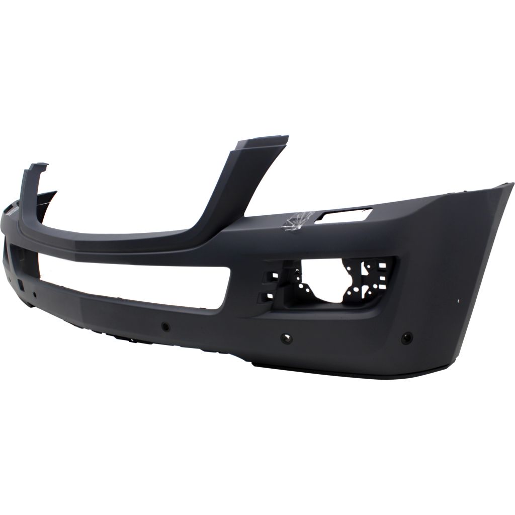 MERCEDES-BENZ GL-CLASS (164) FRONT BUMPER COVER PRIMED 320/450 (ROUND FOG)(W/ WASHER)(W/ SENSOR)(WO/CURVE LIGHT) OEM#16488519259999 2007-2009 PL#MB1000254
