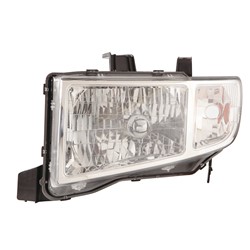 HONDA RIDGELINE HEAD LAMP UNIT LEFT (Driver Side)(CHR BEZEL)(EXC SPORT) **CAPA** OEM#33151SJCA11 2009-2014 PL#HO2518128C