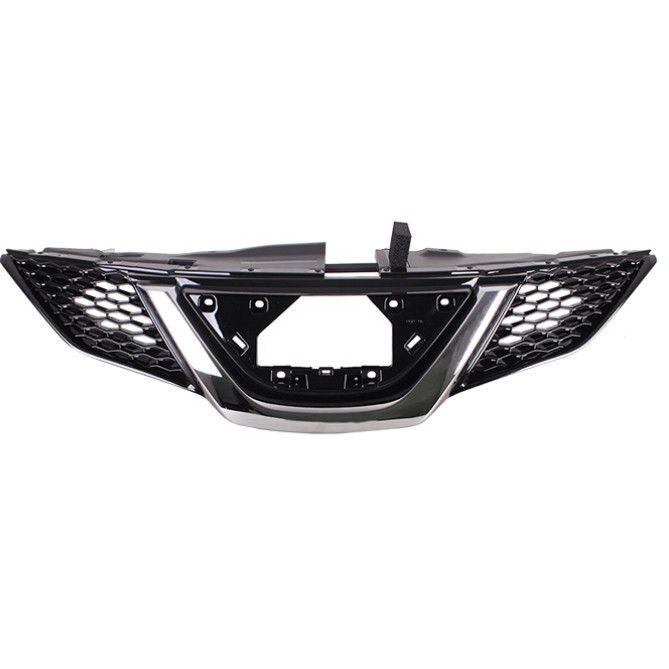 NISSAN ROGUE SPORT (2.0L) GRILLE ASSY PTD-BLACK W/CHROME MLDG (WO/INTELLIGENT CRUISE) **CAPA** OEM#623106MG0B 2018-2019 PL#NI1200312C