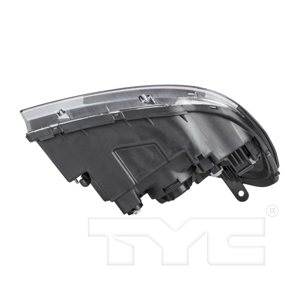 KIA RIO SEDAN HEAD LAMP ASSEMBLY LEFT (Driver Side) (BLACK BEZEL)(W/ AMBER REFL)**CAPA** OEM#921011G610 2010-2011 PL#KI2502153C