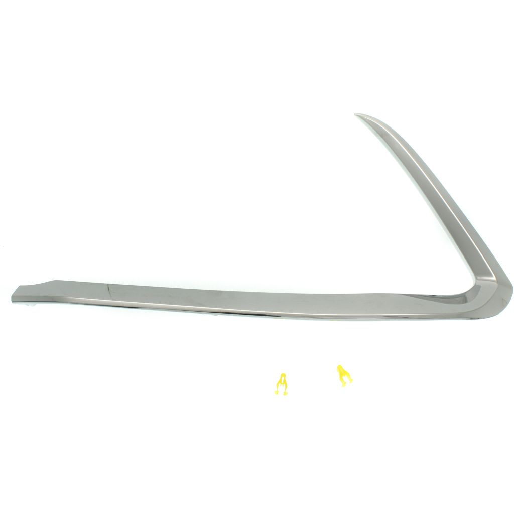 MAZDA CX-9 FRONT BUMPER MLDG LEFT (Driver Side) CHROME OEM#TK5050130A 2016-2023 PL#MA1046103