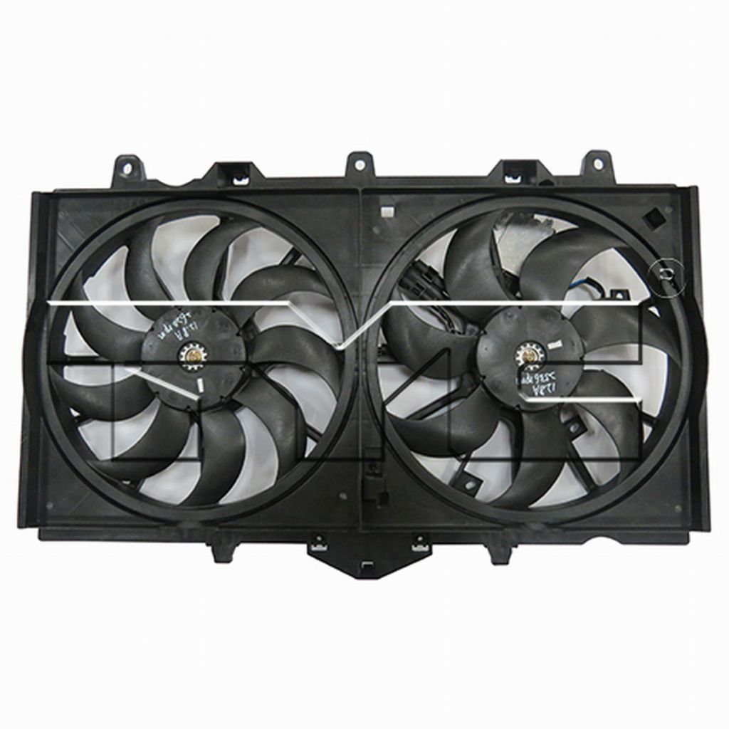 INFINITI Q50 HYBRID RADIATOR & A/C FAN ASSEMBLY (DUAL FAN)(W/ MODULE) OEM#214814GA0A 2014-2018 PL#IN3115112