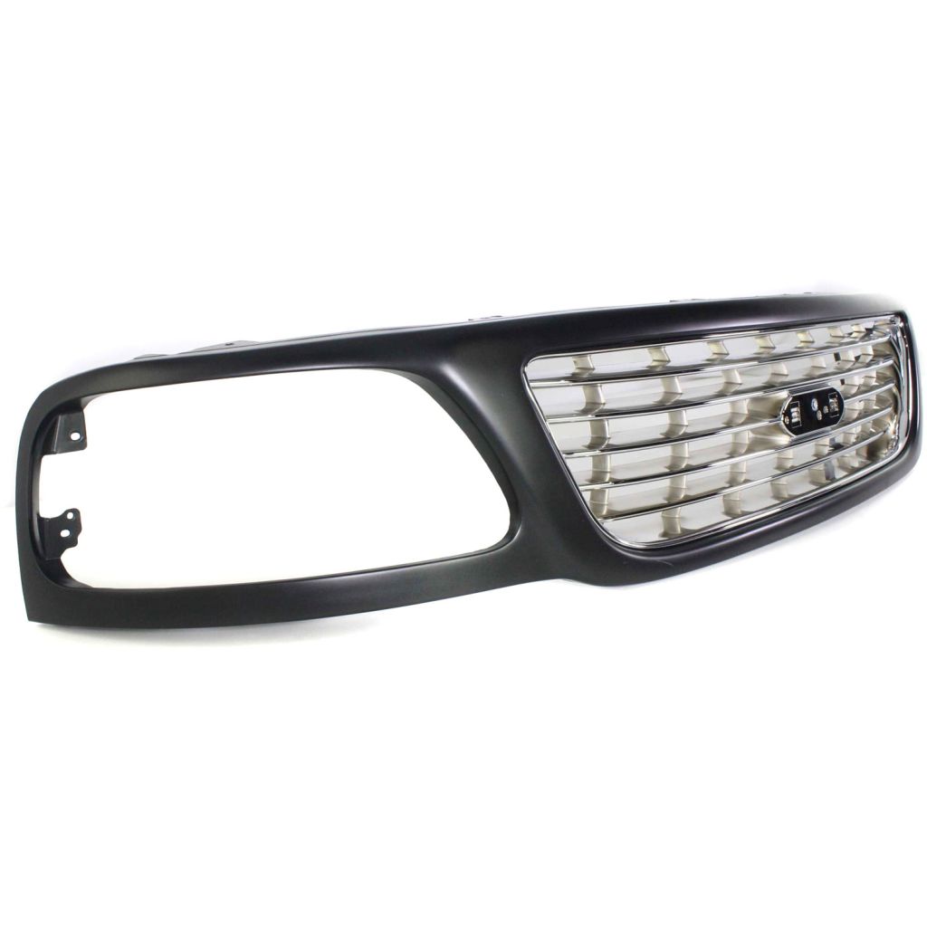 FORD TRUCKS & VANS FORD/PU (F150 HERITAGE MODEL) GRILLE BLACK Frame W/ CHROME Inner (Bar Type)(Lighting OEM#3L3Z8200AC 2004 PL#FO1200423