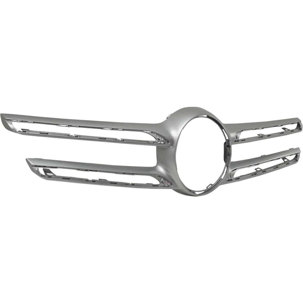 MERCEDES-BENZ GLE-CLASS SUV PLUG-IN (166) GRILLE MOLDING CENTER SILVER (WO/CAMERA)(WO/NIGHT PKG) OEM#16688803239982 2016-2019 PL#MB1210127