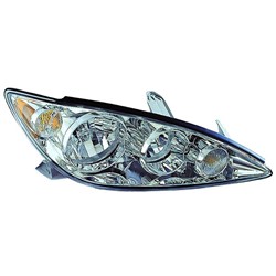 TOYOTA CAMRY HEAD LAMP ASSY RIGHT (Passenger Side) (CHROME)(LE/XLE)(USA) **CAPA** OEM#8111006180 2005-2006 PL#TO2503155C