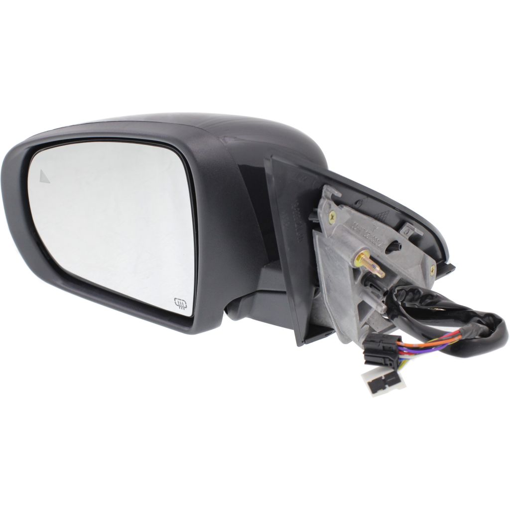 JEEPVEHICLE CHEROKEE DOOR MIRROR LEFT (Driver Side) PWR/HTD/SIGNAL/PUDDL (W/BSD)(WO/MEMORY)(MAN-FOLD)(PTM) OEM#1UV67TZZAD 2014-2018 PL#CH1320428