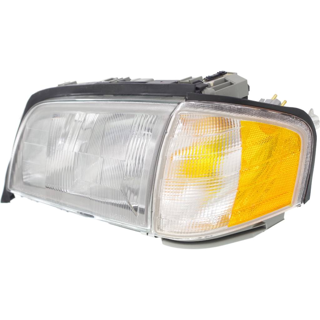 MERCEDES-BENZ C-CLASS (202) HEAD LAMP ASSEMBLY LEFT (Driver Side) (HALOGEN)(W/CORNER LAMP) OEM#2028202761 1997-2000 PL#MB2502106