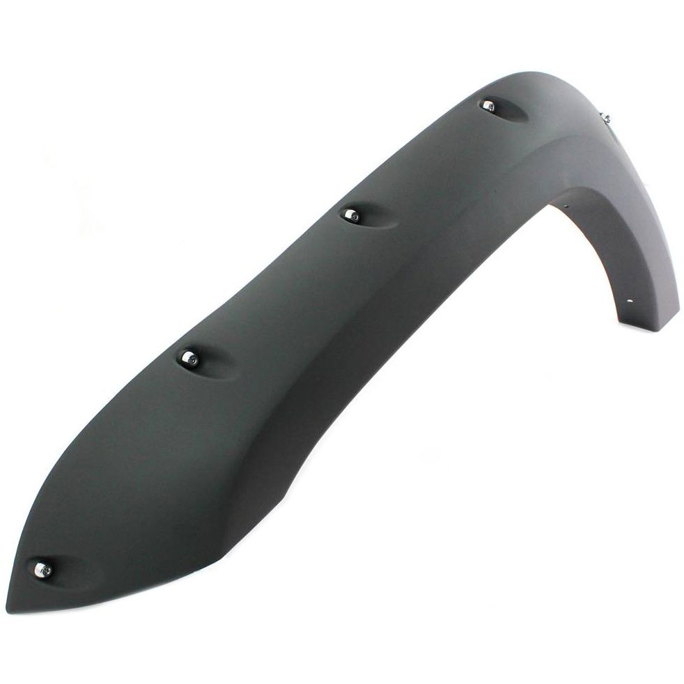 JEEP LIBERTY FENDER FLARE LEFT (Driver Side) DARK-GRAY (TEXTURED)(RENEGADE)(W/RIVETS) OEM#5JR69CD7AH 2005-2007 PL#CH1268116