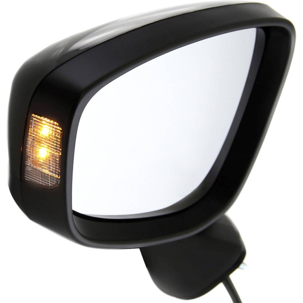 MAZDA CX-5 DOOR MIRROR LEFT (Driver Side) PWR/NON-HTD/SIGNAL (WO/BLIND SYSTEM)(TO 4-1-14) OEM#KD3569181G-PFM 2013-2015 PL#MA1320175