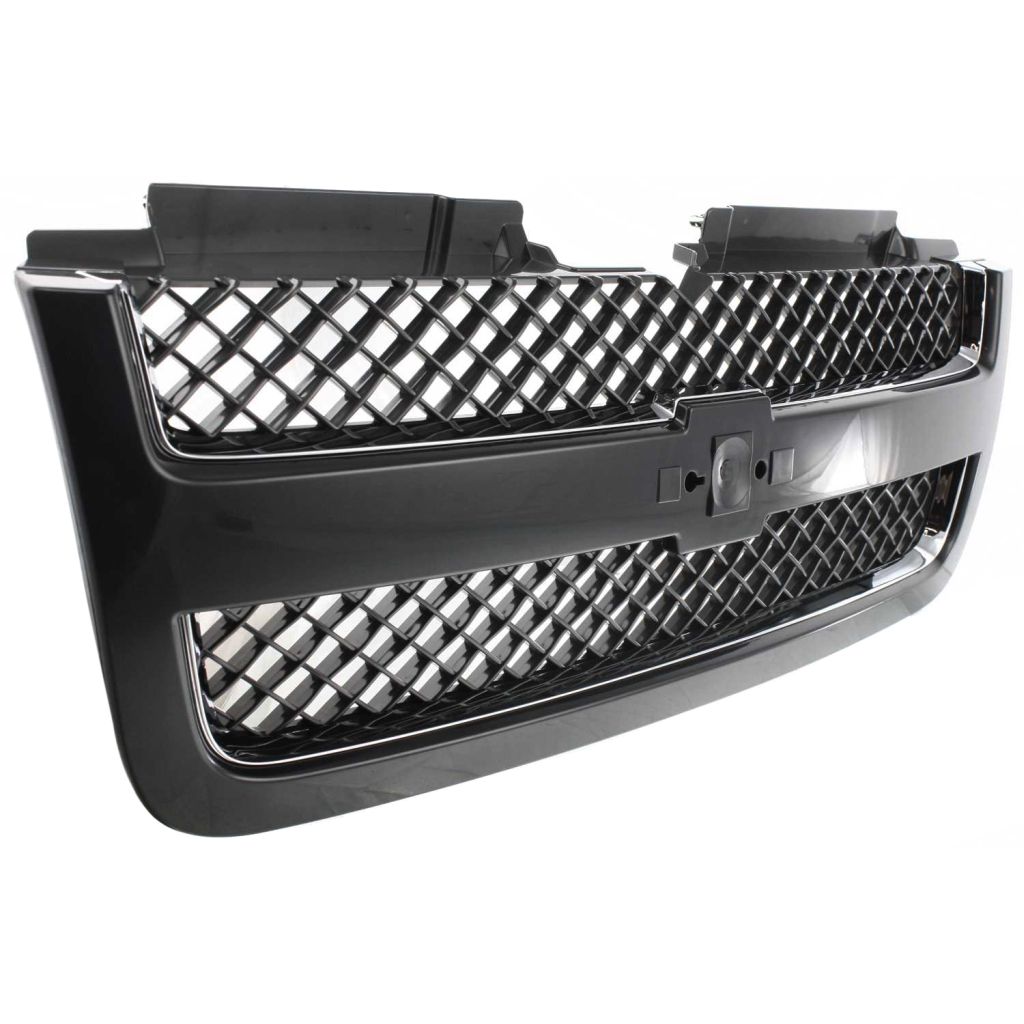 GM TRUCKS & VANS TRAILBLAZER GRILLE ASSEMBLY CHR/GRAY (LT MDL) (INNER & OUTER) OEM#19121044 2006-2009 PL#GM1200549