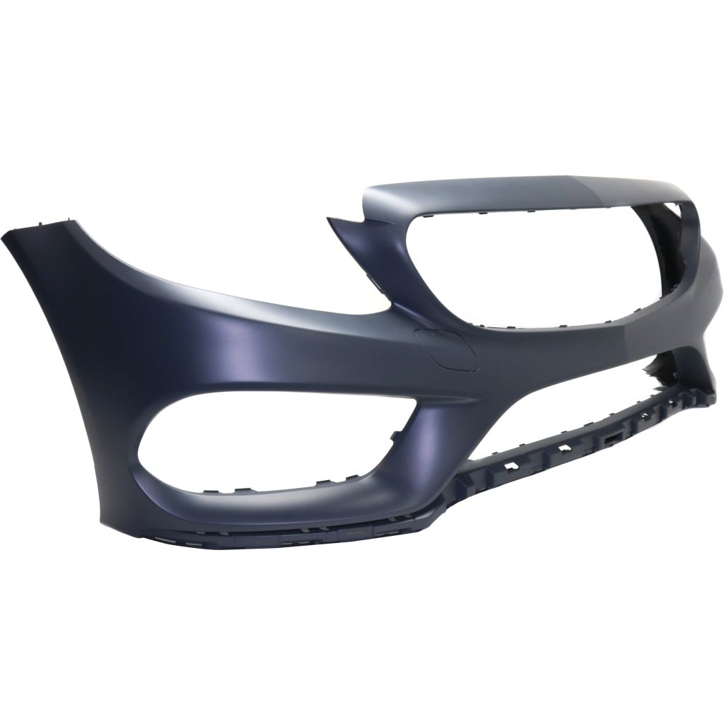 MERCEDES-BENZ C-CLASS CONV FRONT BUMPER COVER PRIMED (C300 W/ SPORT)(C43) WO/SENSOR W/SURROUND VIEW OEM#20588023409999 2017-2018 PL#MB1000478
