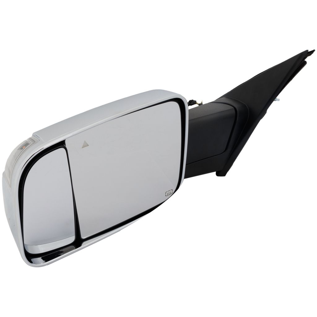 DODGE TRUCKS & VANS DODGE/PU (R1500) DOOR MIRROR LEFT (Driver Side) PWR/HTD/SIGNAL/PUDDLE/MEMORY (W/BSD)(CHROME)(W/TOW PKG) OEM#68276479AE 2019-2022 PL#CH1320462