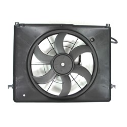HYUNDAI GENESIS SEDAN RADIATOR & A/C FAN ASSEMBLY (3.8L)(SINGLE FAN) OEM#253803M250 2009-2014 PL#HY3115126