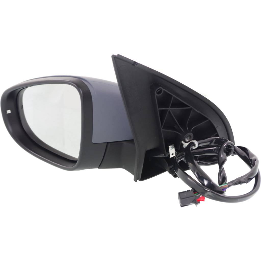 VOLKSWAGEN GOLF (2/4 DR) (LH Exhaust) DOOR MIRROR LEFT (Driver Side) PWR/HTD/SIGNAL/PUDDLE LAMP (WO/MEMORY)(W/CVR) OEM#5K0857507R9B9-PFM 2010-2014 PL#VW1320134
