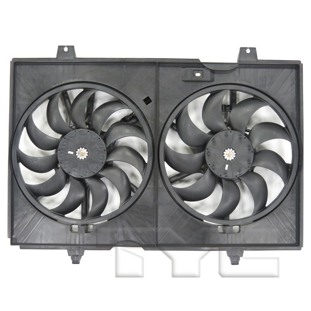 GM TRUCKS & VANS CITY EXPRESS RADIATOR & A/C FAN ASSEMBLY (DUAL FAN) OEM#19316315 2015-2018 PL#GM3115269