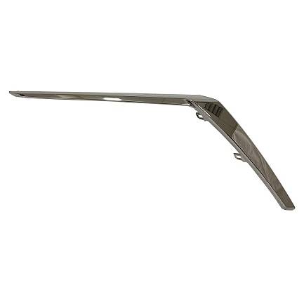 NISSAN KICKS FRONT BUMPER MLDG RIGHT (Passenger Side) SATIN BLACK-CHROME (SR) OEM#620745R00B 2021-2024 PL#NI1047113