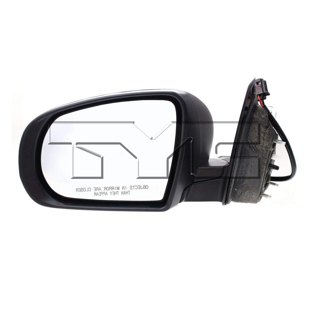 JEEP CHEROKEE DOOR MIRROR LEFT (Driver Side) POWER/HEATED (WO/SIGNAL)(WO/MEMORY)(WO/BLIND DETECT)(TXT) OEM#68164061AD-PFM 2014-2018 PL#CH1320373