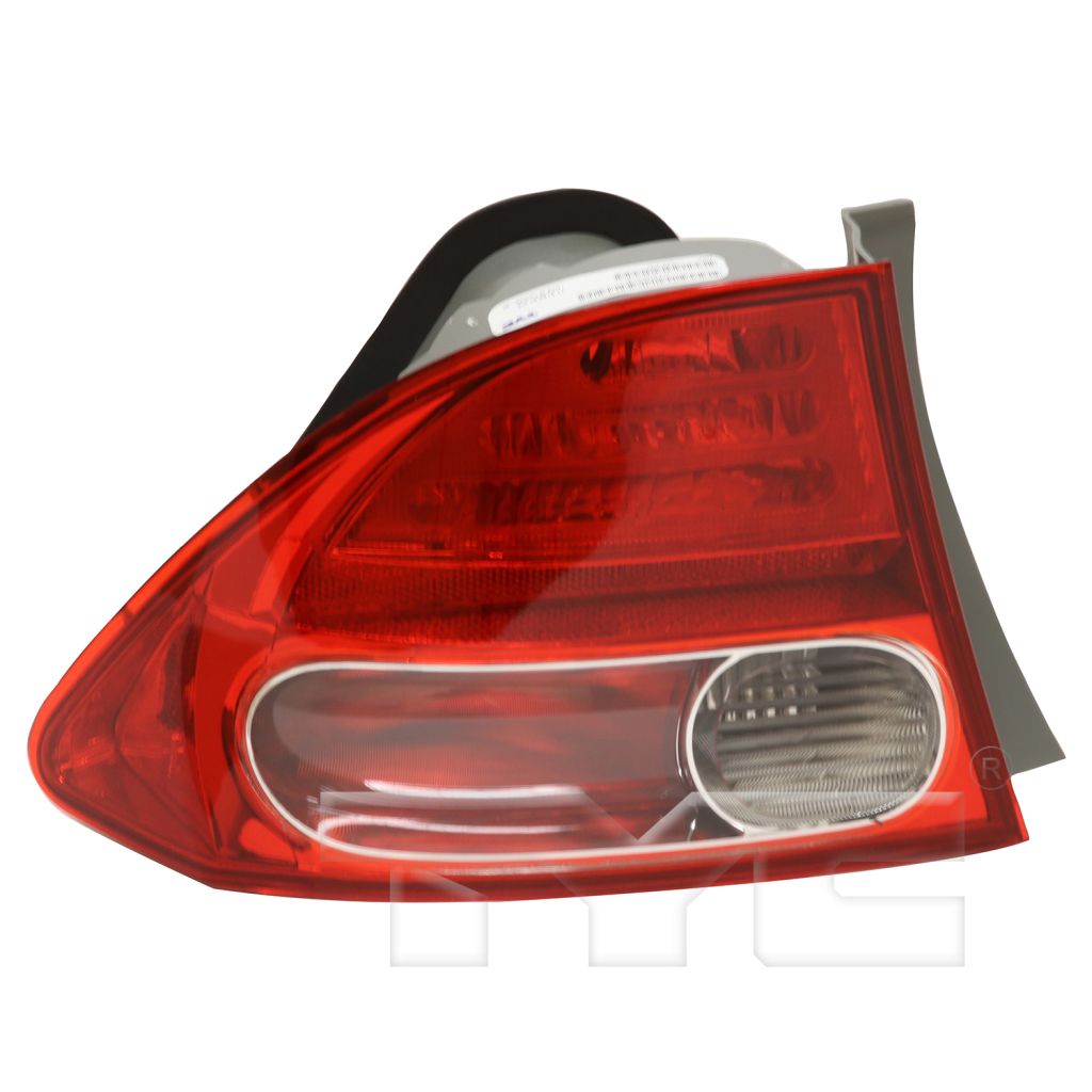 HONDA CIVIC SEDAN TAIL LAMP UNIT LEFT (Driver Side) (OUTER) **CAPA** OEM#33551SNAA02 2006-2008 PL#HO2800166C