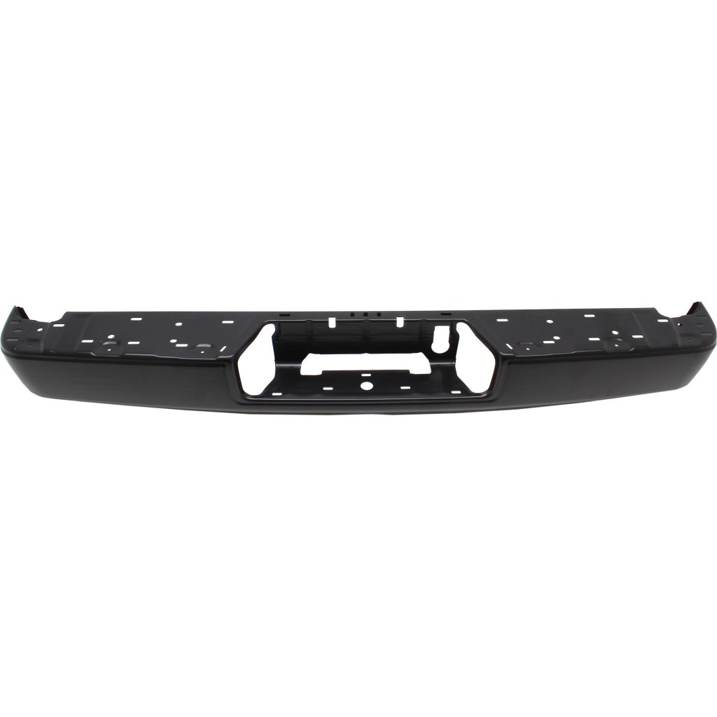 NISSAN(DATSUN) TITAN REAR STEP BUMPER FACE BAR BLACK (WO/SENSOR)(WO/LOWER COVER)(WO/BSD) **CAPA** OEM#85030EZ50A 2017-2019 PL#NI1102163C
