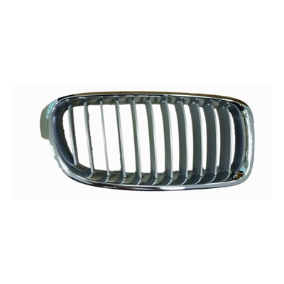 BMW BMW 3 (SEDAN) GRILLE RIGHT (Passenger Side) CHROME FRAME /CHROME/SILVER INNER(11 BAR)(MODERN) OEM#51137263480 2012-2018 PL#BM1200239