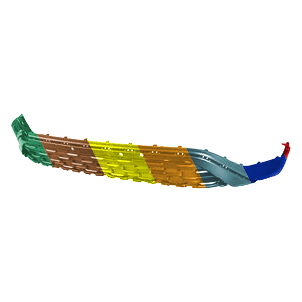 VOLKSWAGEN ATLAS FRONT BUMPER COVER LOWER TEXTURE (WO/SENSOR)(EXC R-LINE) OEM#3CM8059039B9 2021-2023 PL#VW1015108